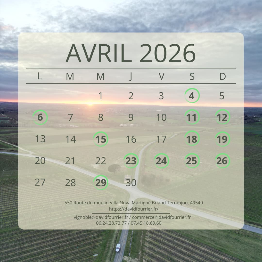 DATES IMPORTANTES D'AVRIL 2026