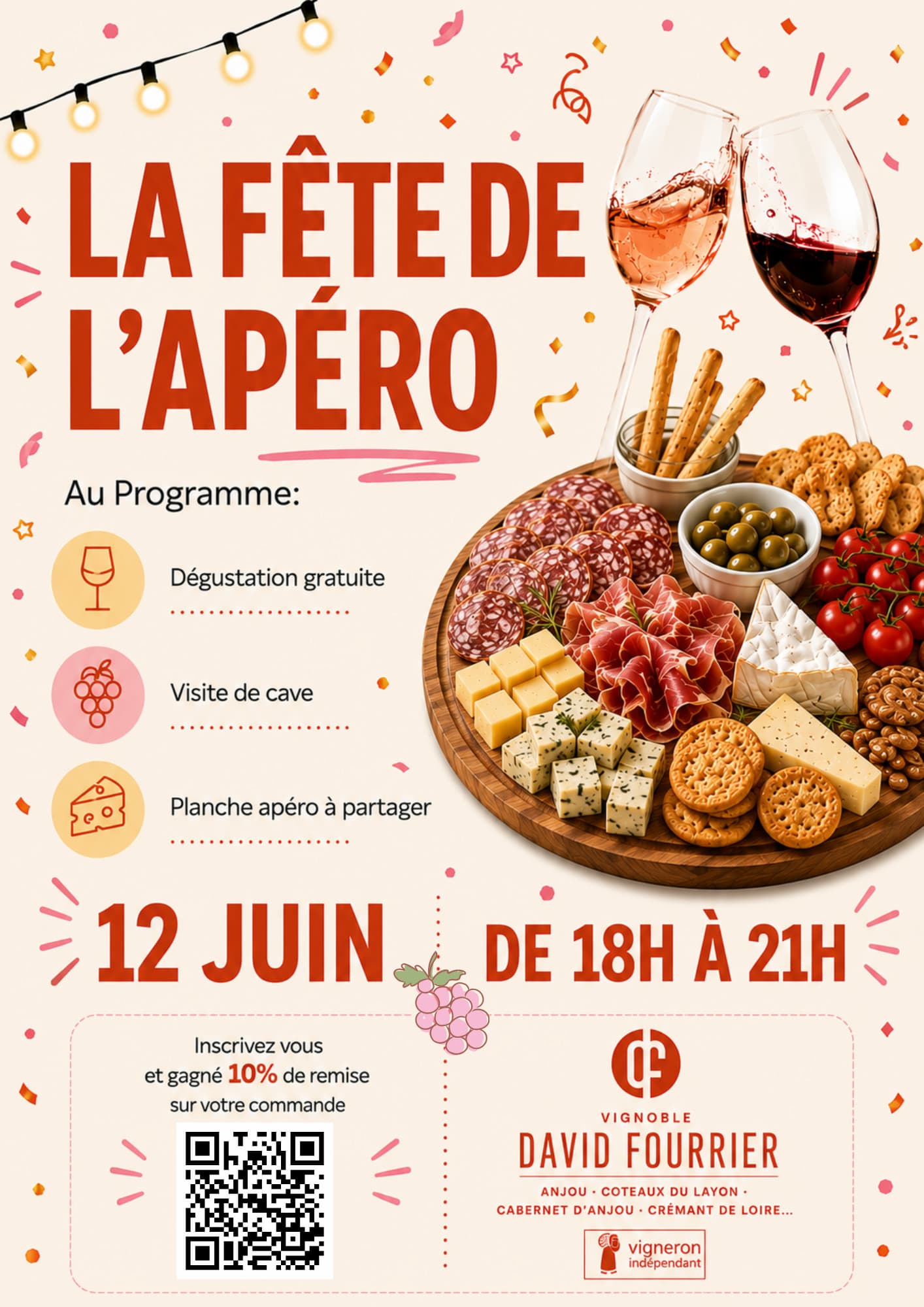Fête de l'apéro au Vignoble David Fourrier